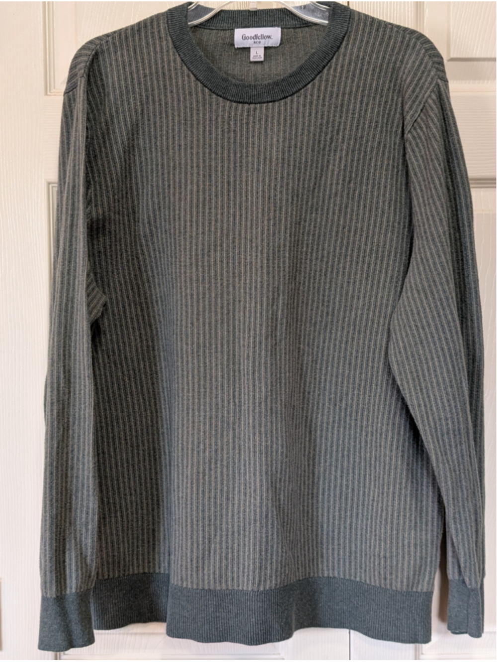 Men's Goodfellow & Co Crewneck Sweater Green Size L